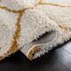 SAFAVIEH Hudson Shag Ogee Trellis 2-inch Thick Area Rug