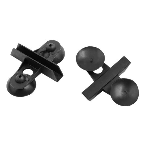 Shop 30pcs Black Plastic Suction Cup Divider Sheet Holders