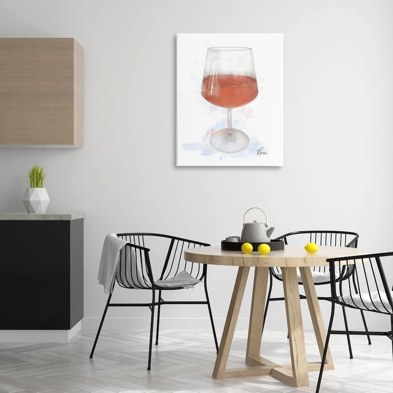 Stupell Modern Rosé in Glass Canvas Wall Art Design By Matthew Piotrowicz