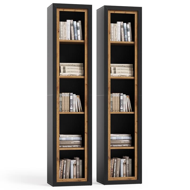 70.9" Bookcase with Open Cubes, Extra Tall Bookshelf, Freestanding Storage Shelf for Living Room, Bedroom, Study