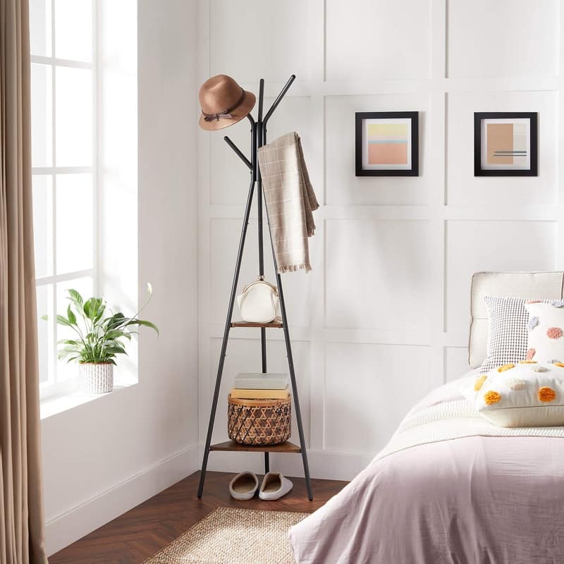 Coat Hanger Stand - 19.5"D x 19.5"W x 70.5"H