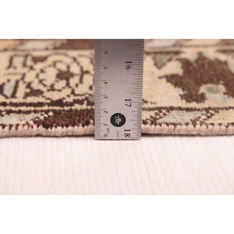 ECARPETGALLERY Hand-knotted Antalya Vintage Copper Wool Rug - 4'2 x 6'8