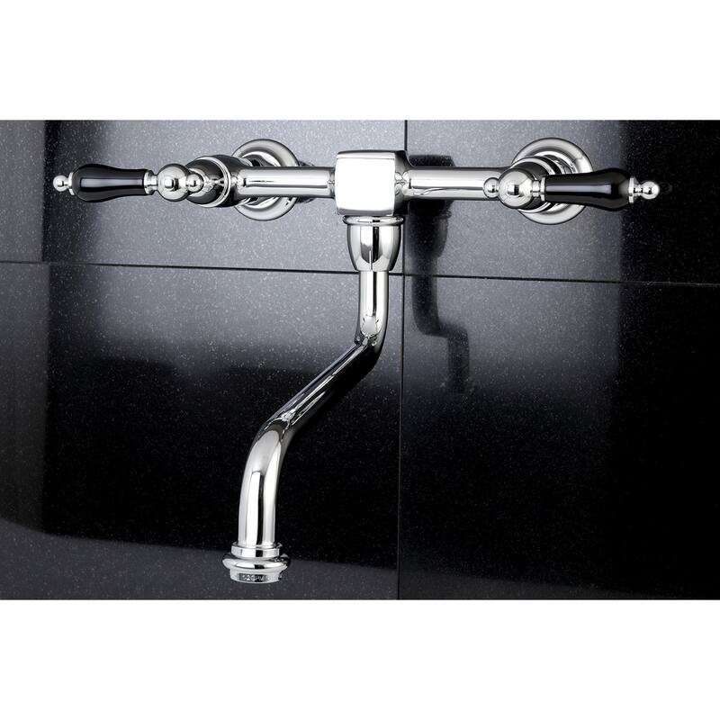 Kingston Brass Duchess 1.2 GPM Wall Mounted Bridge Bathroom Faucet