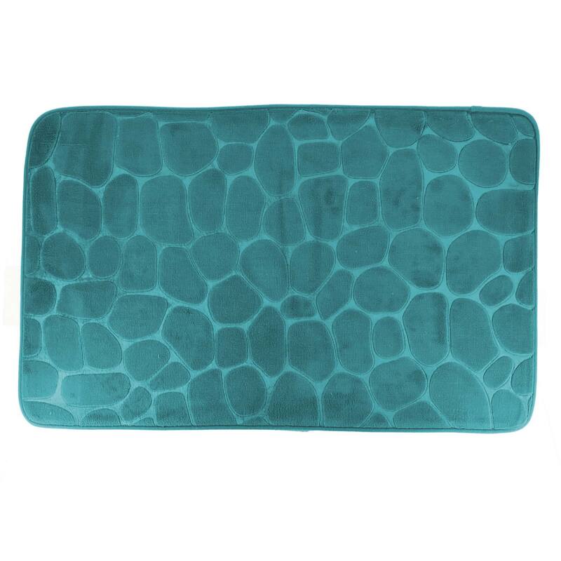 Memory Foam Bath Mat Pebble Design 32x20
