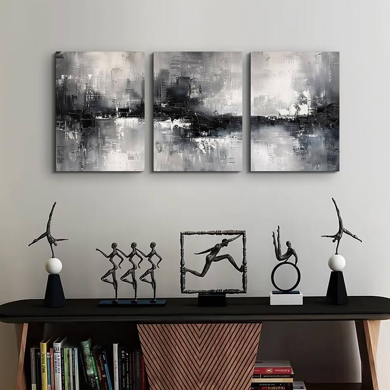 Black and White Wall Painting