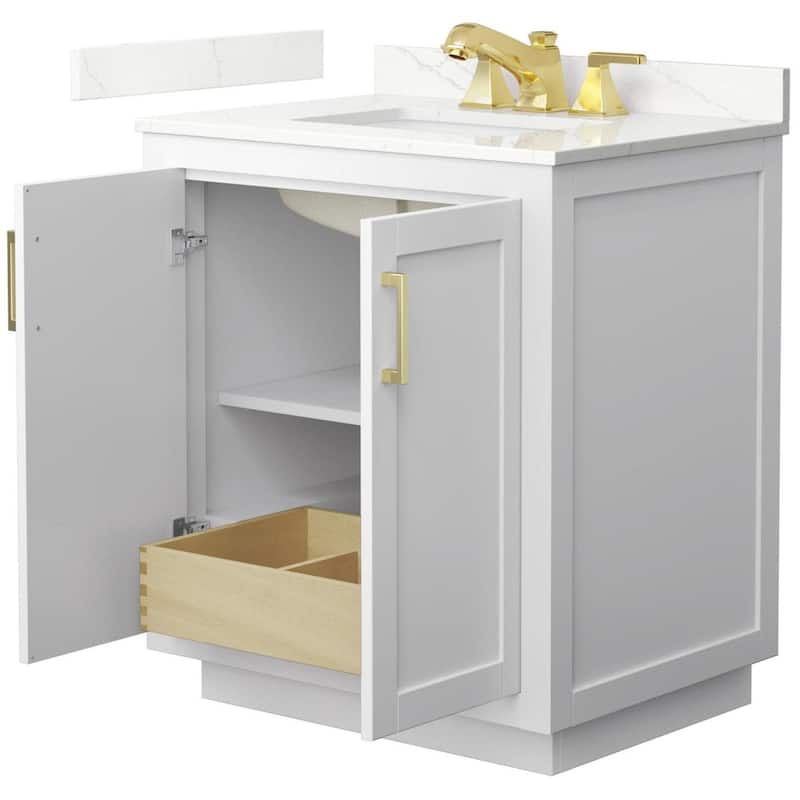 Wyndham Collection WCF292930S-QTZ-US3MXX Miranda 30" Free Standing