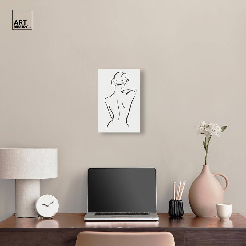 Woman in Contour III Canvas by Art Remedy, Gallery Wrapped