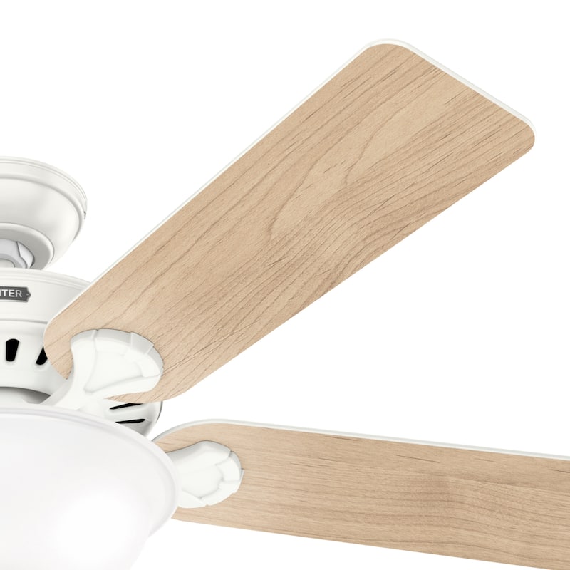 Hunter 52" Pro's Best Traditional Ceiling Fan with LED Light Kit and Pull Chain - DC Motor - ENERGY STAR!