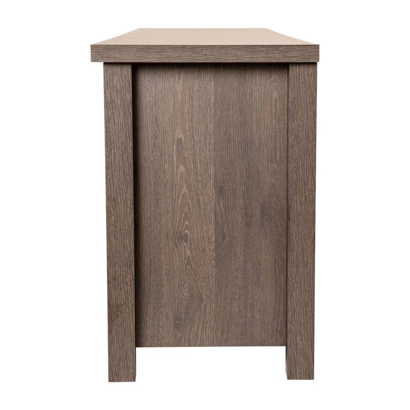 Classic TV Stand for up to 80" TVs-Glass Fronted Doors-Modern Finish