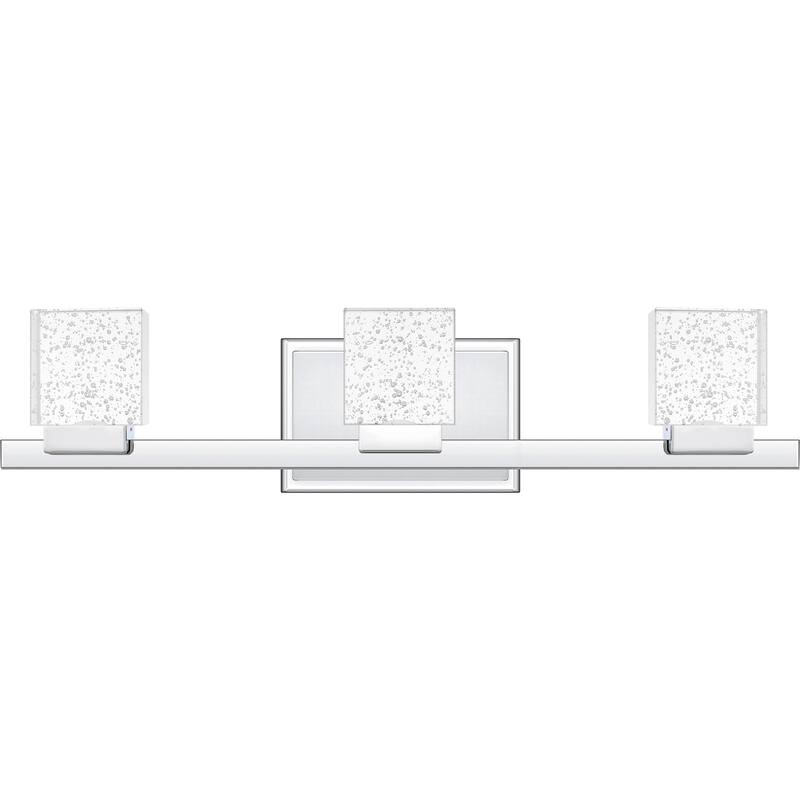Zola Integrated LED Polished Chrome Vanity Light
