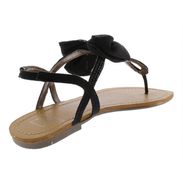 flip flops with material thong