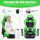 preview thumbnail 54 of 56, Costway Massage Gaming Chair Reclining Racing Office Computer Chair