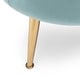 preview thumbnail 25 of 62, Reitz Glam Velvet Shell Sofa by Christopher Knight Home - 76.25" L x 29.25" W x 33.50" H