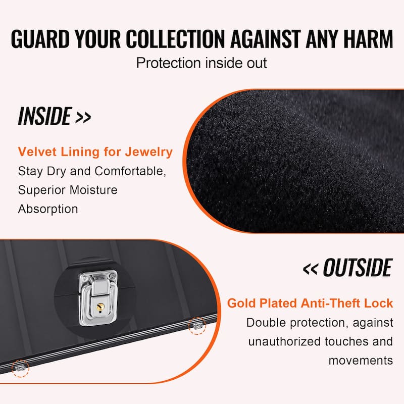 Sports Card Display Case Lockable Wall Cabinet for Football Basketball Hockey Trading Card