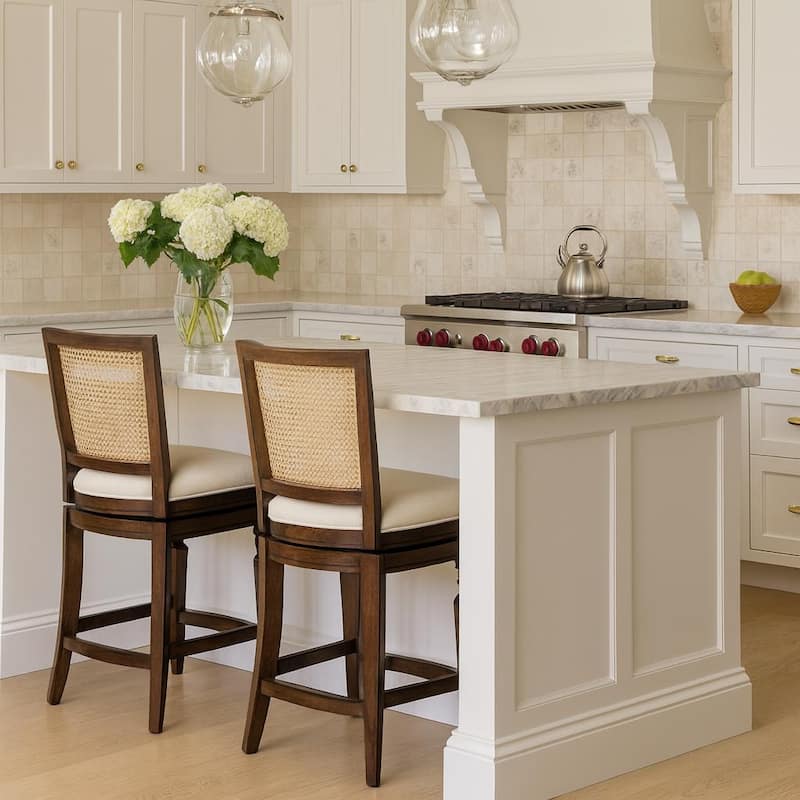 Maven Lane 26" Sonoma Swivel Counter Height Kitchen Stool