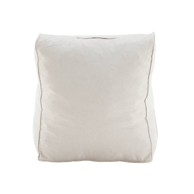 Christopher Knight Home - Moira Modern Outdoor Upholstered Bean Bag Chair with Shredded Foam Fill