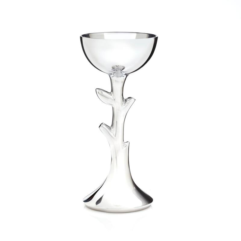 Nambe Tree of Life Kiddush Cup - 5.5" x 18" x 4.5" - Silver - 1 Piece