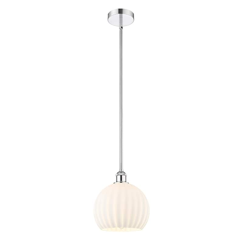 Innovations Lighting 616-1S 11 10 White Venetian Pendant White