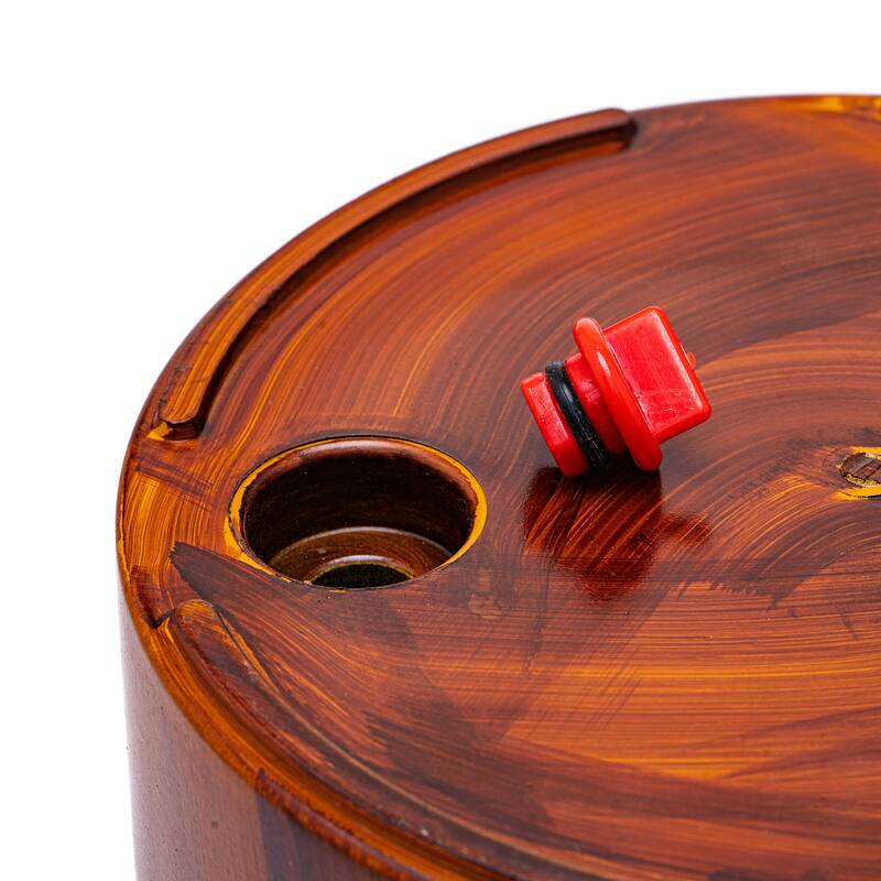 GDFStudio - Farmhouse 2-Piece Outdoor/Indoor Self-Watering Planter Pots with Drainage Plug and Water Level Indicator - 10.2"