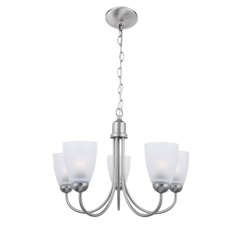 Brio Lighting Nell 5 - Light Shaded Classic/ Traditional Ceiling Chandelier