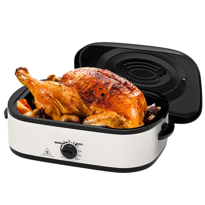 14 Quart Electric Roaster with Self-Basting Lid