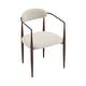 preview thumbnail 101 of 107, Modern Industrial Elmore Upholstered Dining Chairs (Set of 2) with Iron Frame by Christopher Knight Home
