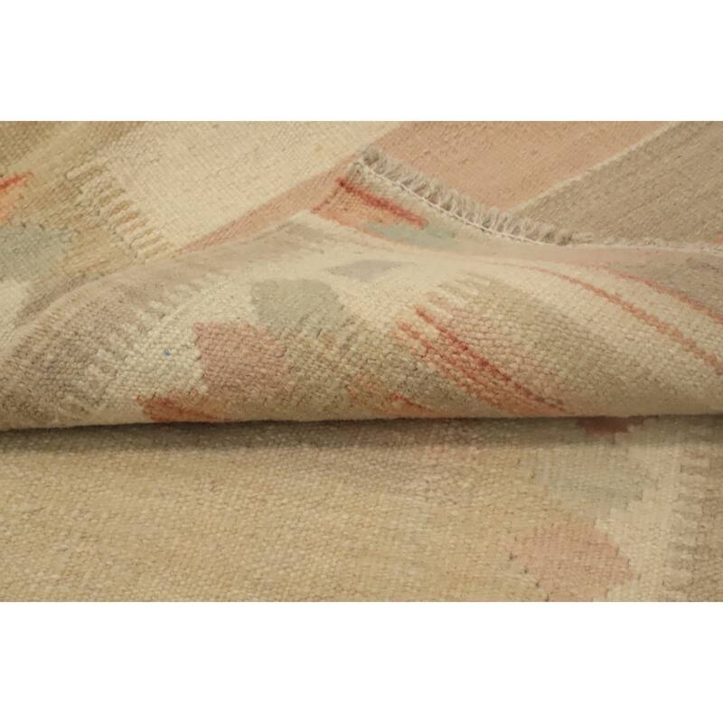 Hand Woven Oriental 100% Wool Carpet Southwestern Tribal Multi-Colored Kilim Runner Rug - 6' 0'' X 2' 0''