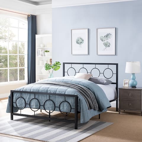 Francoise Low-profile Queen-size Platform Bed by Christopher Knight Home