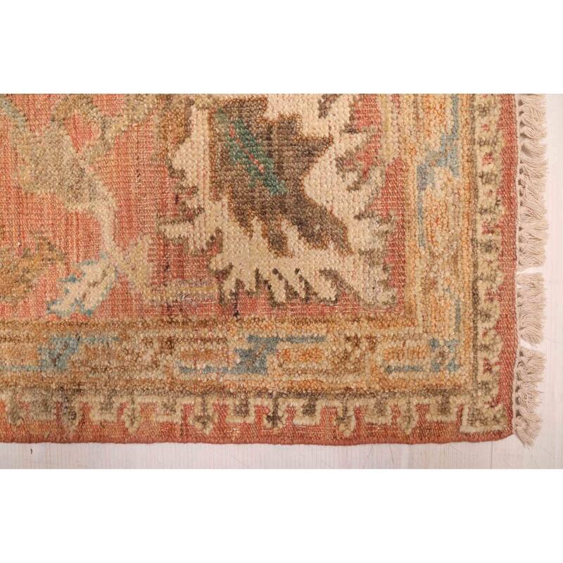 ECARPETGALLERY Hand-knotted Jules Serapi Dark Copper Wool Rug - 9'0 x 12'2