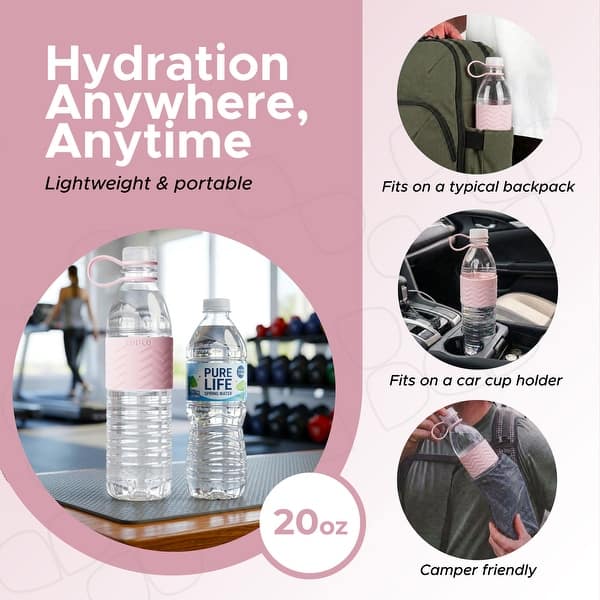 10 oz clear water bottles with straws bulk Insulated Water Bottle - TKWide 32 oz with Steel Straw