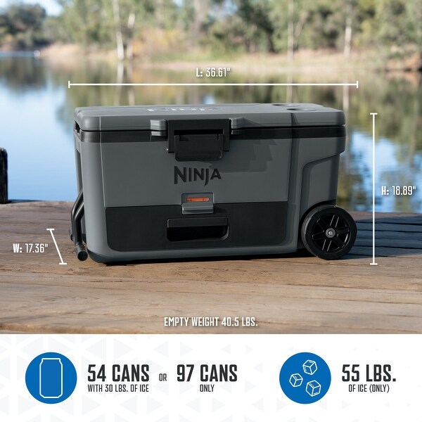 Ninja FrostVault 65-qt. Wheeled Cooler with Cold Dry Zone - Bed