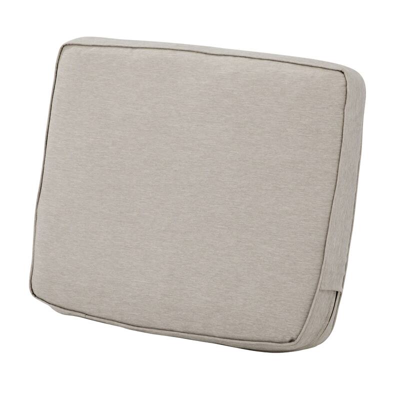 Montlake FadeSafe Patio Lounge Back Cushion - 21"L x 4"W x 20"H