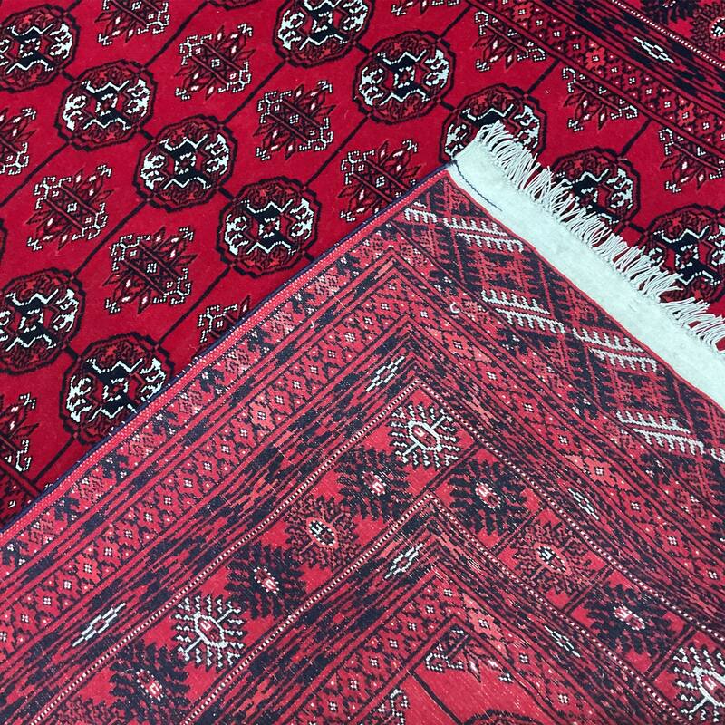 HERAT ORIENTAL Handmade Turkoman Wool Rug - 4'6" x 6'6"