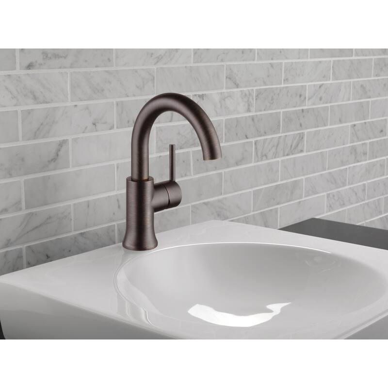 Delta Trinsic 1.2 GPM Single Hole Bathroom Faucet - Includes Metal