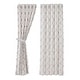 preview thumbnail 2 of 1, Frayed Lattice Oatmeal Panel Set of 2 84x40
