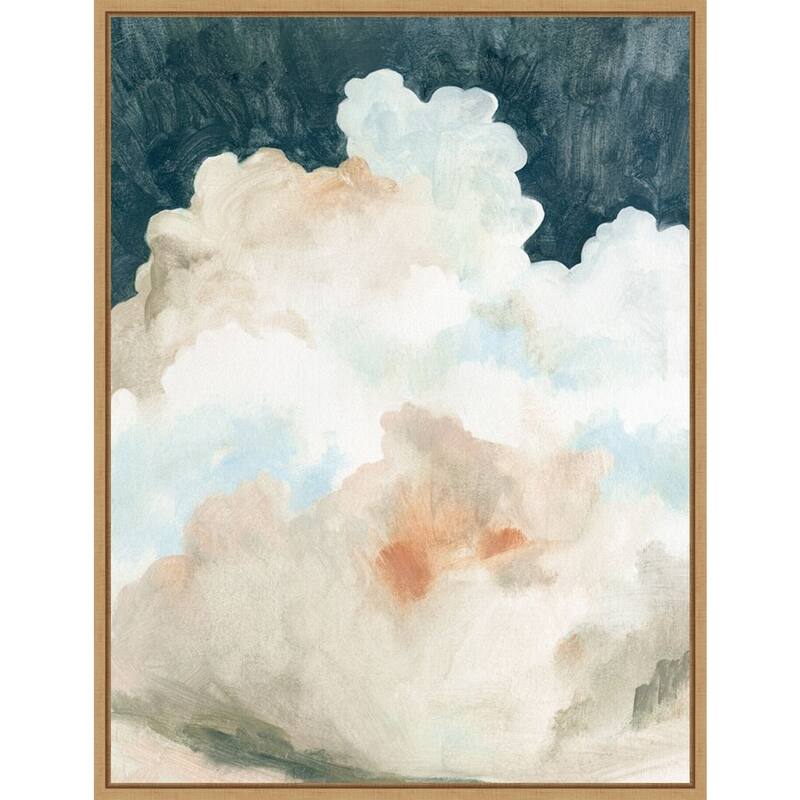 Dark Cumulus Clouds II by Emma Caroline (18 x 24 in.), Framed Canvas Wall Art Print - Sylvie Maple
