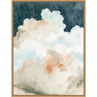 Dark Cumulus Clouds II by Emma Caroline (18 x 24 in.), Framed Canvas Wall Art Print - Sylvie Maple