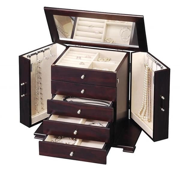 Wooden Jewelry Box Bed Bath & Beyond 36612296
