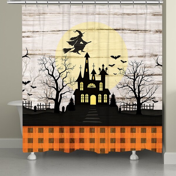 Halloween shower sale curtain