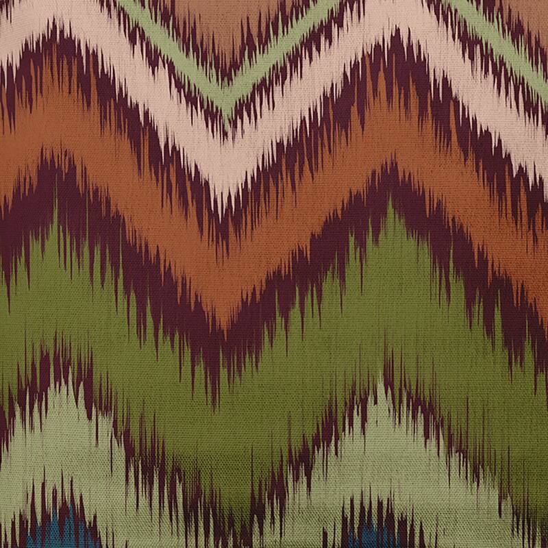 Ikat Chevron Decorative Throw Pillow - 20" x 20" - Pomegranate