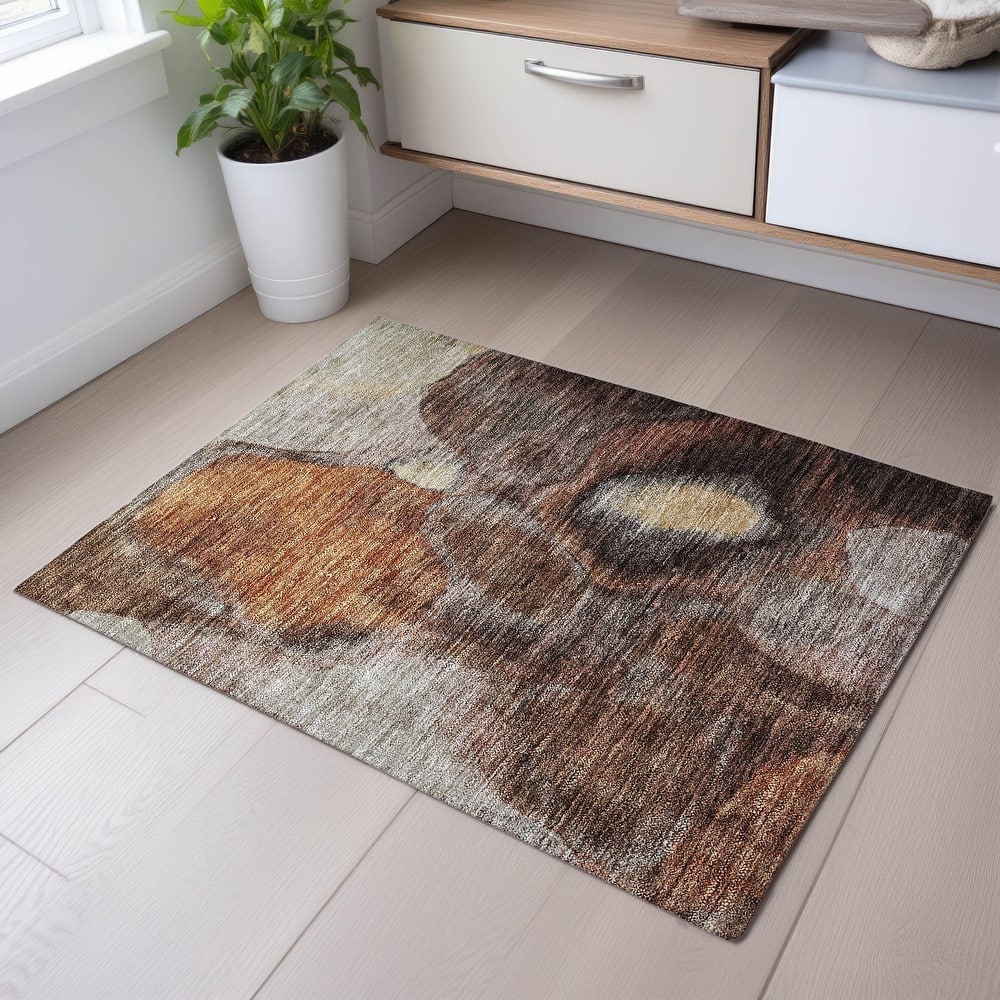 Premium Washable Super Soft Abstract Mod Mayfield Rug