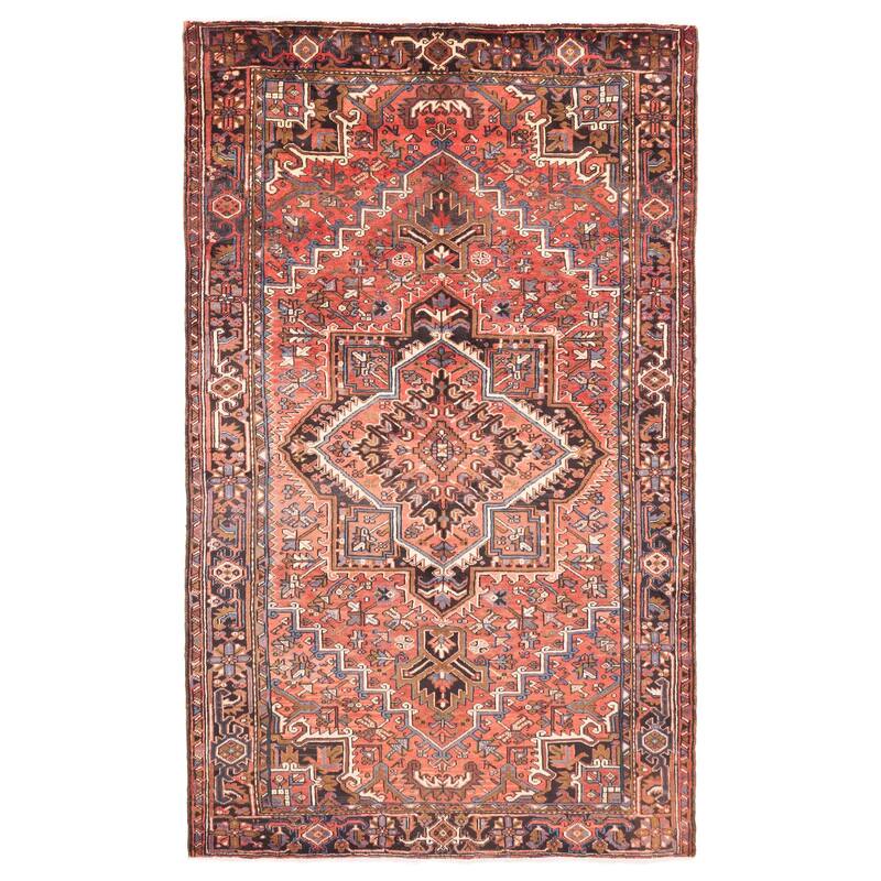 ECARPETGALLERY Hand-knotted Sarabi Red Wool Rug - 6'2 x 10'4