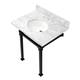 Option Marble White / Matte Black