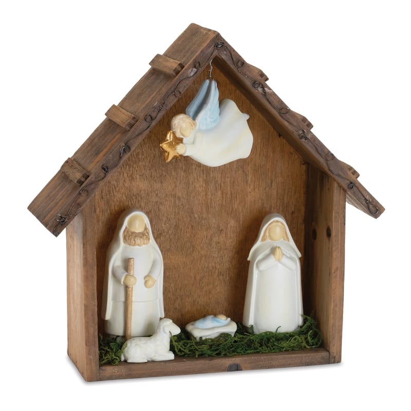Holiday Nativity Scene Display 10"L - N/A
