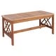 preview thumbnail 119 of 117, SAFAVIEH Fontana 4-piece Acacia Solid Wood Outdoor Conversation Patio Set