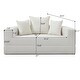 preview thumbnail 65 of 64, Convertible Sofa Bed, Multi-Functional Futon Lounge Sofa