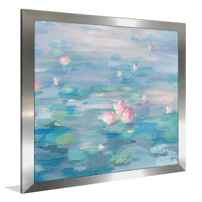 "Sunrise Waterlilies Crop" by Danhui Nai Print on Acrylic.