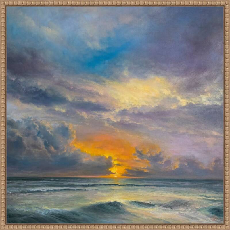 Sunset Synergy by Joanne Parent Framed Canvas Wall Art Print