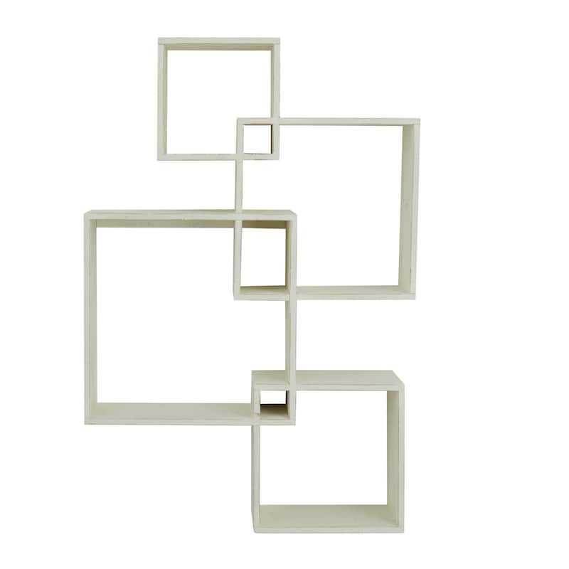 Wood Wall Shelf - White - Roche River Decor