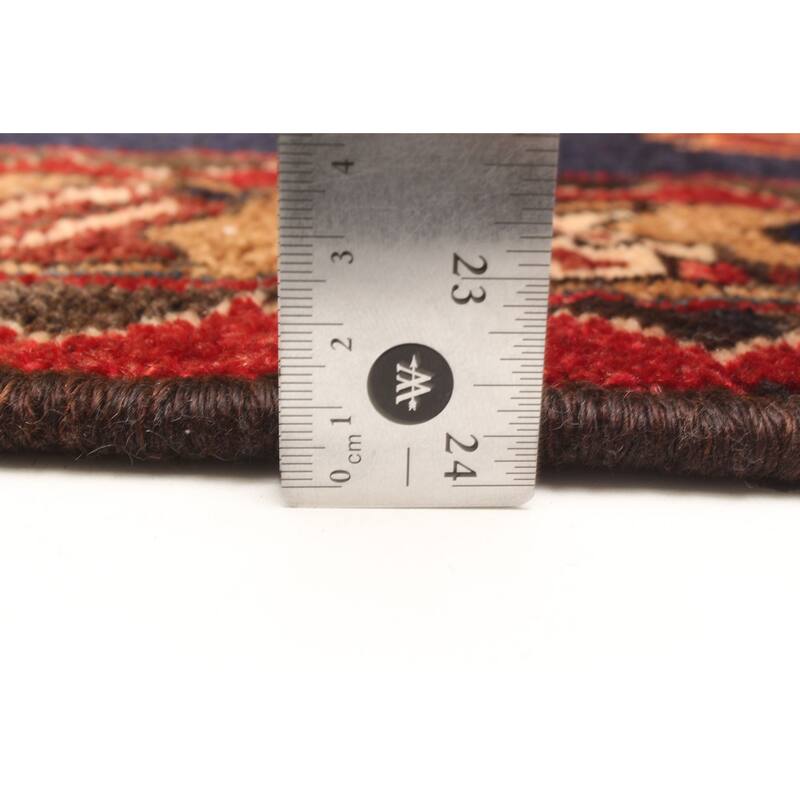 ECARPETGALLERY Hand-knotted Andelz Red Wool Rug - 4'2 x 6'11